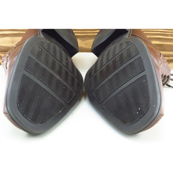 Clarks Shoes Sz 9.5 M Brown Derby Oxfords Leather‎ Men 14885 - Picture 9 of 9